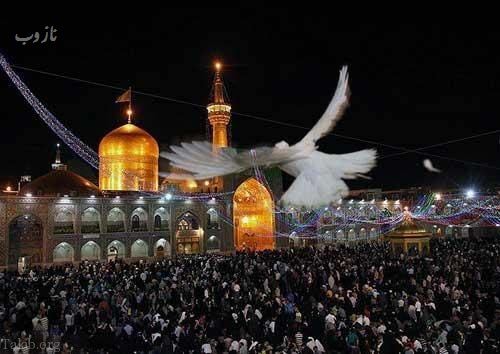 عکس نوشته های میلاد امام رضا ویژه پروفایل/ ضامن آهو