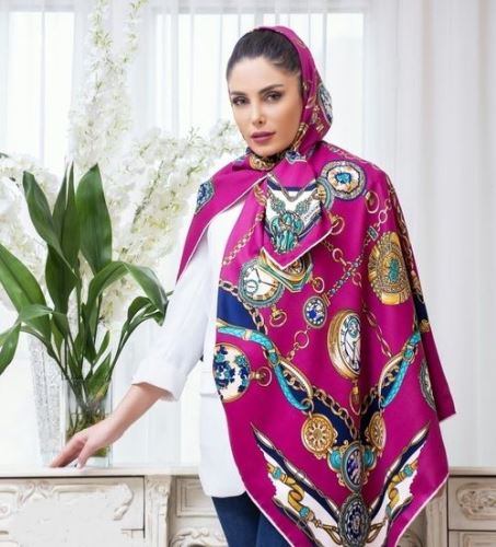 50 مدل شال و روسری لاکچری+ راهنمای ست و مدل بستن
