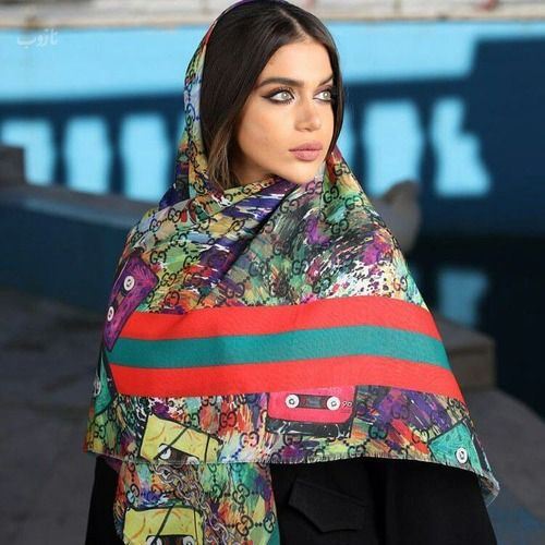 50 مدل شال و روسری لاکچری+ راهنمای ست و مدل بستن