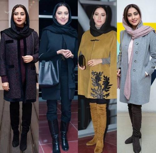مدل پانچو بهاره کیان افشار با آموزش دوخت/ مد گردی با بهاره