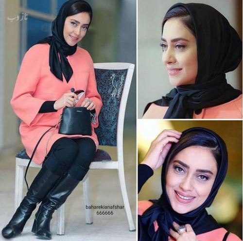 مدل پانچو بهاره کیان افشار با آموزش دوخت/ مد گردی با بهاره