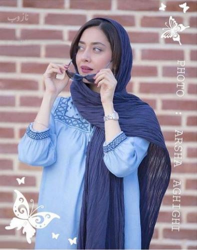 مدل پانچو بهاره کیان افشار با آموزش دوخت/ مد گردی با بهاره