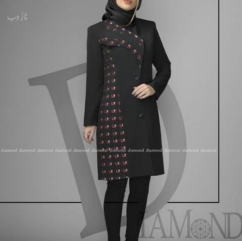لاکچری ترین مدل مانتوهای تم مشکی ویژه محرم+ جنس پارچه