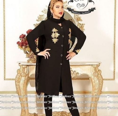 لاکچری ترین مدل مانتوهای تم مشکی ویژه محرم+ جنس پارچه