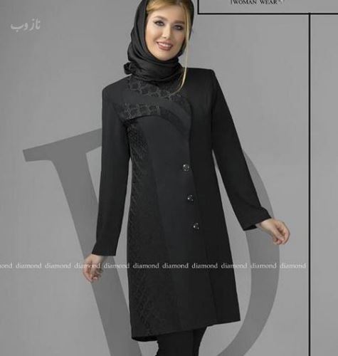 لاکچری ترین مدل مانتوهای تم مشکی ویژه محرم+ جنس پارچه