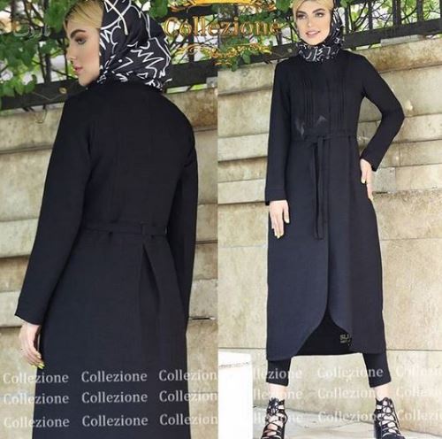 لاکچری ترین مدل مانتوهای تم مشکی ویژه محرم+ جنس پارچه