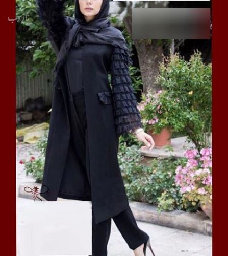 لاکچری ترین مدل مانتوهای تم مشکی ویژه محرم+ جنس پارچه