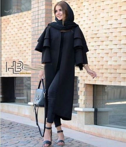 لاکچری ترین مدل مانتوهای تم مشکی ویژه محرم+ جنس پارچه