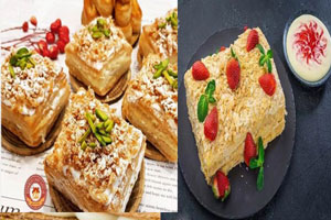 طرز تهیه شیرینی ناپلئونی با انواع تزئین و مدل