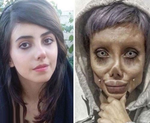 نحوه دستگیری سحر تبر شاخ ترسناک اینستاگرام+ تصاویر