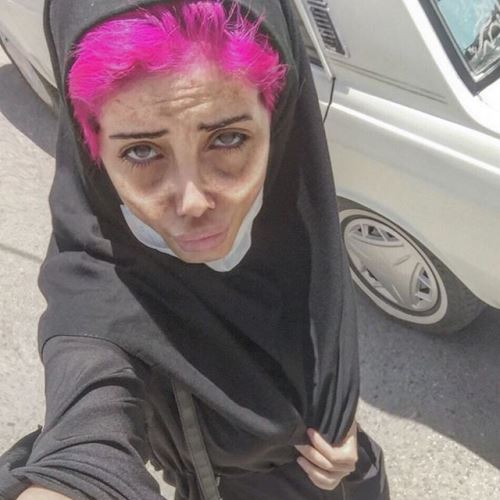 نحوه دستگیری سحر تبر شاخ ترسناک اینستاگرام+ تصاویر