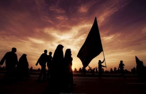 عکس نوشته متن و جملات اربعین حسینی