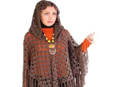 آموزش بافت مدل پانچو و شنل توری و لاکچری+ایده های جدید
