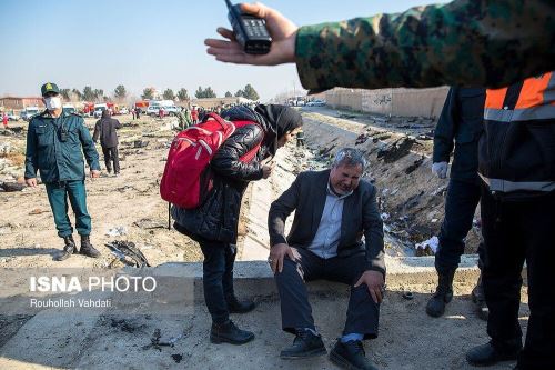 اولین تصاویر دردناک مرگ نخبگان در سقوط هواپیمای اکراین+ اسامی