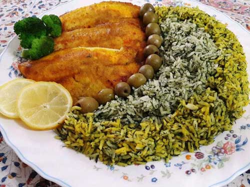 طرز تهیه سبزی پلو ماهی شب عید نوروز