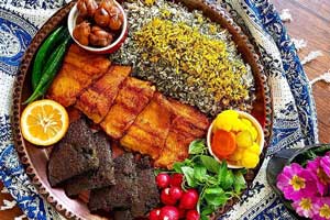 طرز تهیه سبزی پلو ماهی شب عید نوروز طرز تهیه سبزی پلو ماهی شب عید نوروز