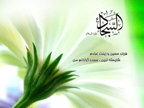 عکس نوشته و پیام های تبریک ولادت امام زین العابدین