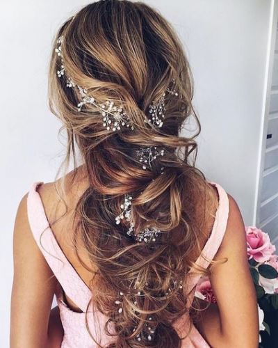 مدل موهای مناسب لباس مجلسی شب/ کت و دامن