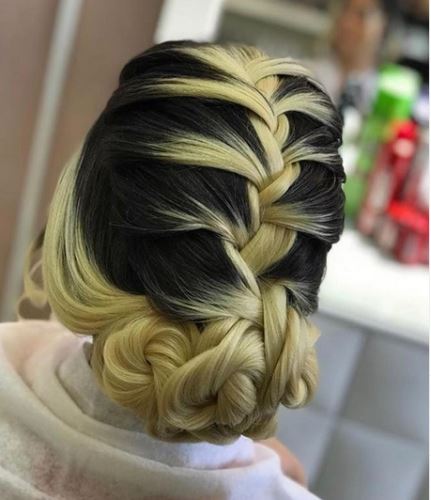 مدل موهای مناسب لباس مجلسی شب/ کت و دامن