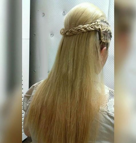 مدل موهای مناسب لباس مجلسی شب/ کت و دامن