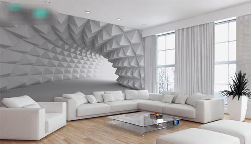 کاغذ دیواری های 3 بعدی لاکچری و مدرن/ طرح های فوق العاده و بی نظیر