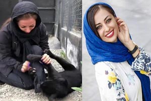 فیلم بازی نفیسه روشن با عجیب ترین حیوان گونه کمیاب جنجالی شد