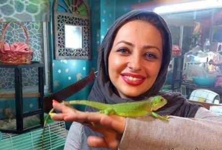 فیلم بازی نفیسه روشن با عجیب ترین حیوان گونه کمیاب جنجالی شد