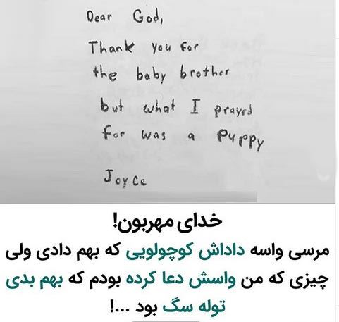 خواندنی ترین نامه دانش آموزان آمریکایی به خدا! زیباترین انشاء