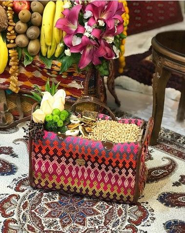 لاکچری چیدمان چله ای عروس و داماد+ اشعار عاشقانه