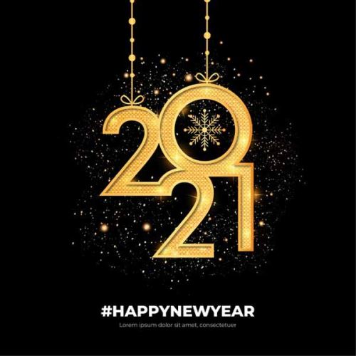 عکس نوشته های پروفایل تبریک سال 2021+ تصاویرعاشقانه 2021