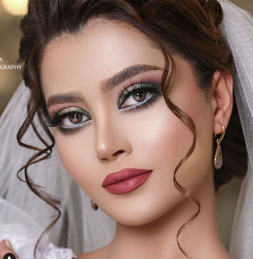 مدل میکاپ لاکچری و زیبای عروس 2021-1400