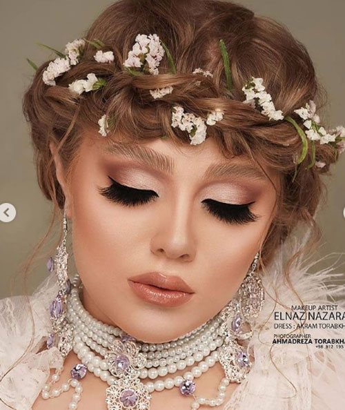 مدل میکاپ لاکچری و زیبای عروس 2021-1400