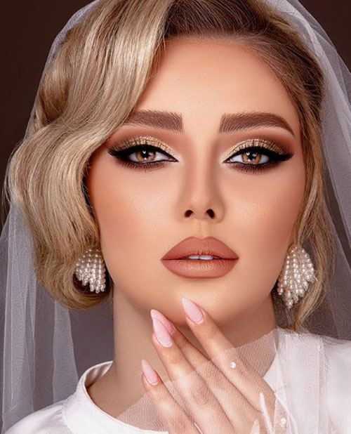مدل میکاپ لاکچری و زیبای عروس 2021-1400
