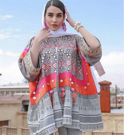 جدیدترین مدل مانتوهای لش عیدانه+ آموزش دوخت مانتو لش