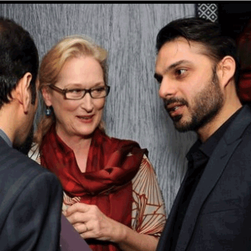 بیوگرافی جدید پیمان معادی و جنجال بغل کردن بازیگر زن هالیوود+ عکس
