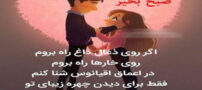 رمانتیک شعر نو و عکس نوشته های جدید صبح بخیر