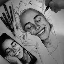 طراحی های جدید و مختلف با سیاه قلم