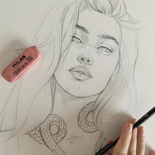 طراحی های جدید و مختلف با سیاه قلم