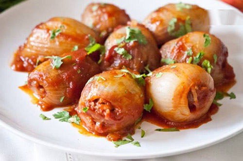 طرز تهیه پیاز شکم پر