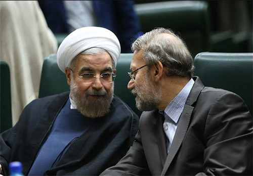 نامه خواندنی لاریجانی به روحانی درباره ساعت کار