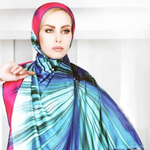 آموزش تصویری بستن روسری
