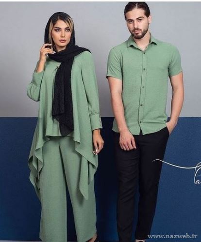 دنیای مد جدیدترین ست لباس مجلسی زن و شوهر جوان و شیک پوش