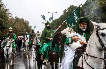 آتش گرفتن وحشتناک چند نفر در تعزیه (عکس)
