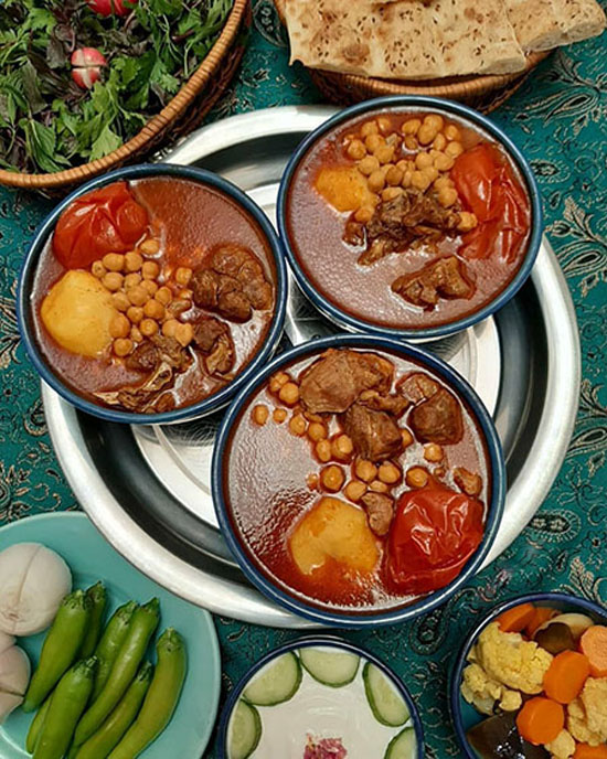 آموزش و طرز تهیه آبگوشت سنتی کرمانشاه آبگوشت باغی