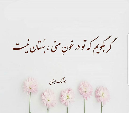عکس دلنوشته های احساسی و دپ هوشنگ ابتهاج اشعار نو و جملات کوتاه