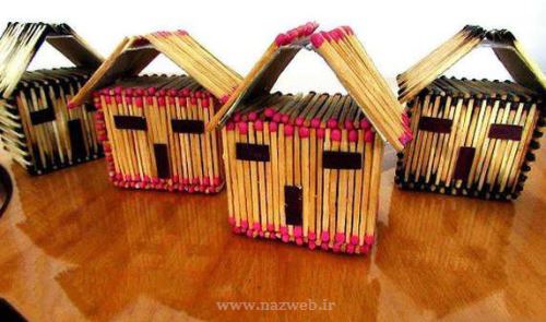 40 آموزش کاردستی زیبا با آبسلانگ (چوب بستنی) و چوب کبریت دانش آموزی