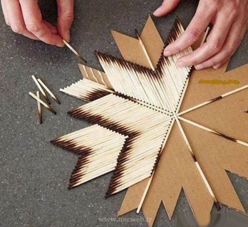 40 آموزش کاردستی زیبا با آبسلانگ (چوب بستنی) و چوب کبریت دانش آموزی