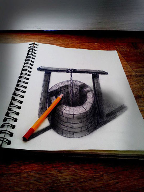 آموزش تصویری کشیدن نقاشی سه بعدی به صورت گام به گام و آسان
