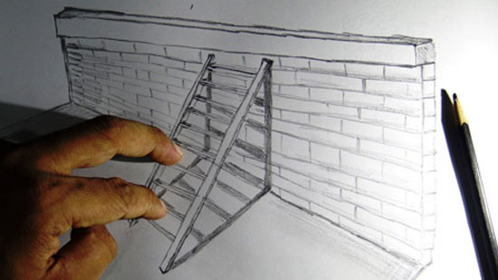 آموزش تصویری کشیدن نقاشی سه بعدی به صورت گام به گام و آسان