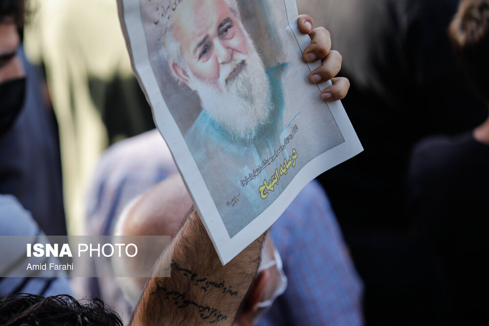 هوشنگ ابتهاج شاعر نامدار درگذشت+ زمان و تصاویر خاکسپاری